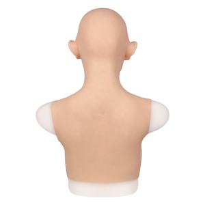 디스플레이 헤드폼 실리콘 가슴 모형 마스크 포함 아프리카 여성 헤드 모델 실물 같은 1:1 여성형 인조 마네킹 - Product Image 5