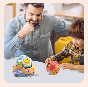 Juguete de <span class=keywords><strong>Bola</strong></span> <span class=keywords><strong>Mágica</strong></span> para la Creatividad de los Niños, Juguete Sensorial para Aliviar el Estrés, <span class=keywords><strong>Bola</strong></span> <span class=keywords><strong>Mágica</strong></span> Giratoria de Masaje - Product Image 4