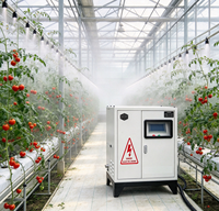 Équipement de brumisation pour serres agricoles, pompe à brouillard haute pression avec atomiseur en acier inoxydable