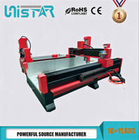 Machine de gravure CNC robuste 1325 pour pierre, granit, marbre, pierres tombales, gravure en relief 2D et sculpture 3D