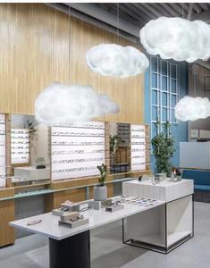 创意漂浮棉丝儿童房云白色吊灯吊灯云灯 - Product Image 5