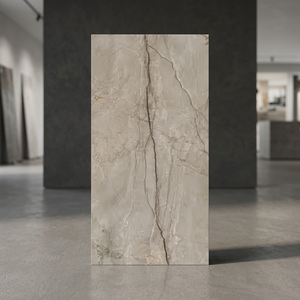 Modern Terrazzo Carving Glazed Porcelain Tiles 600x1200mm Vitrified Indoor Outdoor Floor <b>Wall</b> - Product Image 4