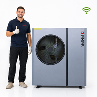 Pompe à chaleur air-eau monobloc 12 kW R32 DC Inverter A+++ EVI WiFi Chauffage Refroidissement ECS pour maison européenne OEM