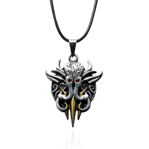 Regalo de moda juego <span class=keywords><strong>Baldur</strong></span>'<span class=keywords><strong>s</strong></span> <span class=keywords><strong>Gate</strong></span> 3 llavero aleación colgante collar - Product Image 1