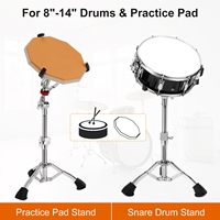Universal Aluminum Alloy Snare Drum Pads Accessories Stand for Drum Percussion