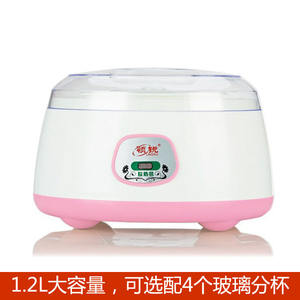 Máquina para hacer yogur Lingrui de 1.2L con tanque interior de acero inoxidable, multifunción, eléctrica, para fermentar yogur, vino de arroz y natto. - Product Image 4