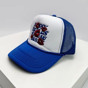 Bán Buôn Che Nắng Mũ Lưới Chất Lượng Cao Tùy Chỉnh Phim Hoạt Hình Biểu Tượng 5 Bảng Điều Chỉnh Thời Trang Mùa Hè Mới Trucker <span class=keywords><strong>Hat</strong></span> - Product Image 5