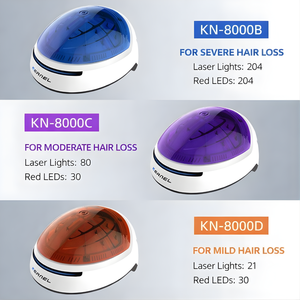 KN-8000B 650nm LLLT 레이저 치료 모발 성장 헬멧 탈모 남성성 탈모증 AGA 두피 치료 비침습적 수술 없음 - Product Image 6