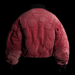 Veste d'hiver vintage pour homme 100% coton tissé denim enduit Service OEM Teintée épaisse respirante Veste écologique Fabricant - Product Image 2