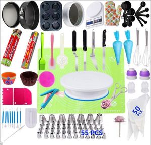 Plateau tournant pour la décoration de gâteaux en plastique écologique Superfit de qualité supérieure, équipement de pâtisserie essentiel - Product Image 1