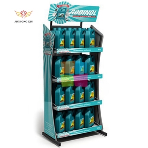 批发<span class=keywords><strong>3</strong></span>层粉末工具和机油存储展示架岛式框架超市货架的电线货架 - Product Image 3