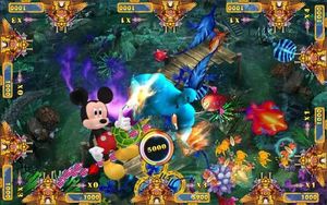 Rồng Vàng Cá Trò chơi bảng 4 người chơi Cá Trò chơi máy hung hăng 2 bắn cá trò chơi máy - Product Image 6