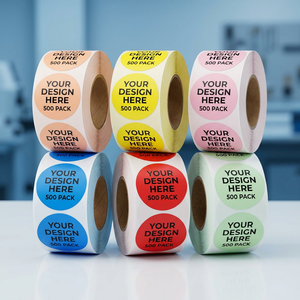 Custom Vinyl Stickers Roll with Logo, <strong>Waterproof</strong> Branding <strong>Labels</strong> for Packaging, Business Die-Cut Decals Bulk Factory Wholesale - Product Image 4