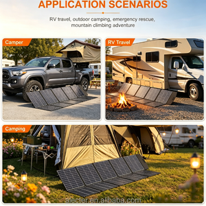 Portable 600W Foldable Monocrystalline <b>Solar</b> <b>Panel</b> 26% High Efficiency P-Type Charger Power Station Lightweight 10-<b>Fold</b> Design - Product Image 6