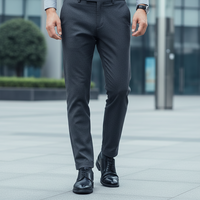 Chaussettes d'affaires en coton peigné 99% de qualité supérieure, bout sans couture, anti-boulochage, respirantes, pour usage professionnel au bureau, pour hommes