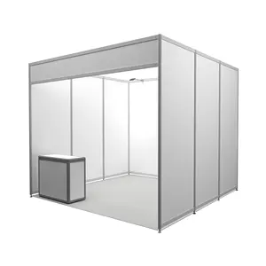 (53) Alta Qualidade Padrão 8-Way Extrusão De Alumínio Vertical Para O Sistema 3x3 Stand Na Feira, Exposição, Esquema De Shell Booth