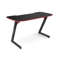 Escritorio para Juegos de Computadora BEISIJIE de Metal de Alta Calidad, con Luces LED RGB para Deportes Electrónicos, Diseño Ergonómico, Portavasos y Gancho para Auriculares