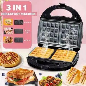 High performance household panini sandwich and waffle machine with best quality