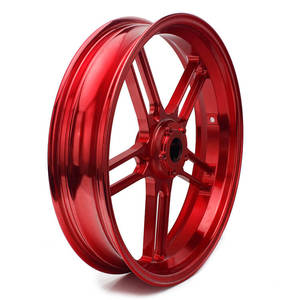 Ruedas forjadas Cóncavo Anodizado Rojo 36 Pulgadas Rueda Freno de disco Wildfire Modificado Delantero Trasero Llantas de rueda de motocicleta - Product Image 3