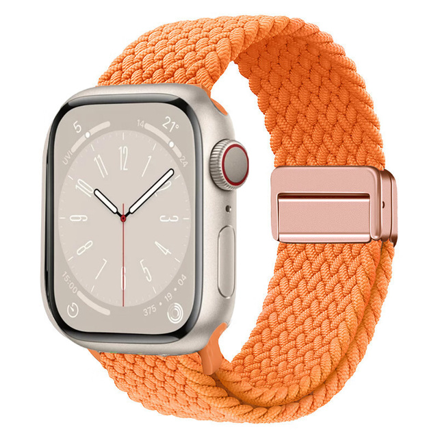 Stretchy Magnetic Buckle Woven Watch Band Breathable & Soft for Apple Watch All Series