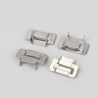 304 316 Edelstahl-Klemmschnalle mit Zähnen für Bandagen, Umreifungsgurte, Metall-Klemmschnallen, Kabelbinder