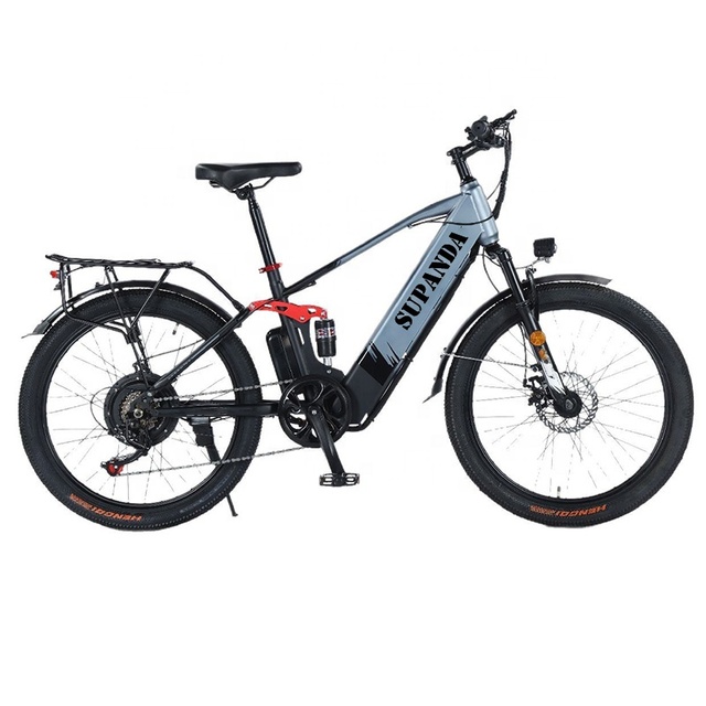 Factory Emtb Full Suspension Electric Mountain Bike Wheelsize 27.5" 29" Wheel Size 250w Electric Mountain Bicycle for Adult