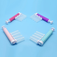 Ensemble de pulvérisateurs pour la décoration de gâteaux, tubes en plastique pour glaçage de gâteaux mousse avec embout fin pour le glaçage, le sucre en poudre et les pépites