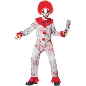 Disfraz de Payaso Asesino para Niño, Traje de Payaso Aterrador, Disfraz de Halloween para Niños, <span class=keywords><strong>Disfraces</strong></span> de Maquillaje - Product Image 1