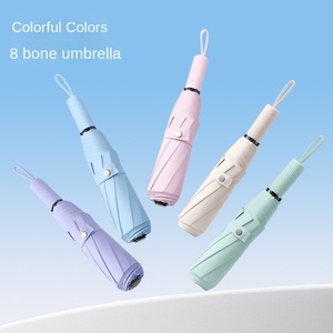 Paraguas Doble Plegable con Protección Solar Anti-Ultravioleta y Mango a Juego, para Hombre y Mujer, Stock de Fabricante - Product Image 5