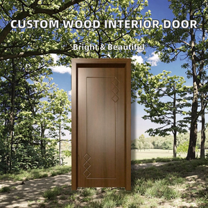 Portes intérieures modernes en bois massif, design personnalisable, imperméables, pour appartements et salons - Product Image 2