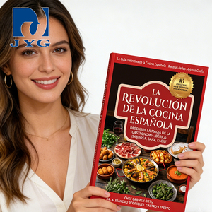 Service d'impression de livres de recettes de <span class=keywords><strong>cuisine</strong></span> et de livres culinaires personnalisés, pleine couleur, écologiques, à couverture rigide et souple, pour la lecture - Product Image 3