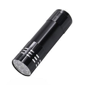 Custom Logo Super Bright Mini Torch Lightweight Aluminum Alloy LED Flashlight Shape White Light 3 AAA Battery Promotional