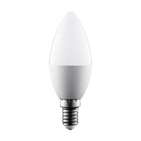 Ampoule LED C37 AC85-265V 5W/7W E14/E27 Source de lumière décorative intégrée 3000K-6500K Emballage personnalisable Garantie de 2 ans