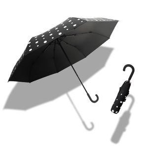 Parapluie pliable à poignée incurvée pour homme et femme, Note musicale <span class=keywords><strong>de</strong></span> luxe, petit parapluie <span class=keywords><strong>de</strong></span> voyage à poignée incurvée - Product Image 6