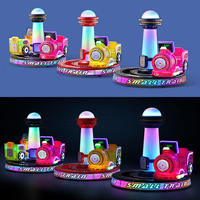 Nouvelles manèges pour enfants à monnayeur, balançoire électrique en fibre de verre, petit train, machine de jeu pour enfants