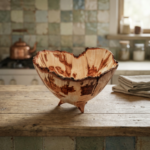 Nouveauté : Bol en bois écologique de style vintage, vaisselle réutilisable, multifonctionnel, pour la présentation en cuisine et les fêtes, plat de collection - Product Image 1