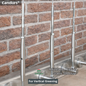 Ensemble de câbles de tension en acier inoxydable 316 pour treillis mural vert et systèmes de plantes grimpantes - Product Image 2