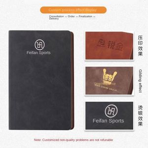 A6 Portable Retro Notebook Small Size Soft Leather Pocket Student Handbook Customizable Logo Exquisite <b>Journal</b> for Business - Product Image 5
