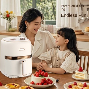 Vente directe usine : Friteuse à air numérique intelligente 5L, à température super-chauffée, économe en énergie, pour usage domestique et en camping-car, en plastique, pour cuisine électrique - Product Image 3