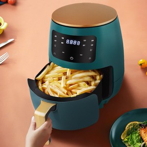 หม้อทอดไร้น้ำมันไฟฟ้า 4.5 ลิตร หน้าจอสัมผัสอัจฉริยะ ควบคุมได้สองภาษา อุปกรณ์ทำอาหารสำหรับครัวเรือน - Product Image 4