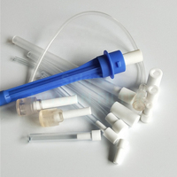 Embouts de Pipette filtrante en polyéthylène PE personnalisés en usine blanc fritté micro poreux de différentes tailles pour embout de Pipettes de filtres à disque