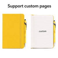 Carnets de bureau en gros, couverture rigide durable avec stylo, promotion de la marque, directement de l'usine