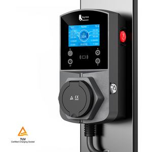 Nouvelle borne de recharge rapide pour véhicules électriques, murale, type 2, réglable, 240 V, 22 kW, 16 A, 32 A - Product Image 1