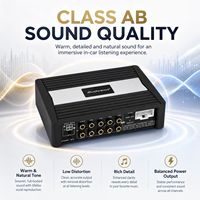 Amplificador DSP para Auto de 8 Canales Clase AB con Chip AKM y Ecualizador de 31 Bandas, Sistema de Audio para Auto