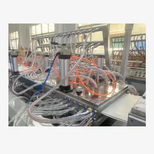 pvc wood plastic composite door panel making machine /wpc profile production line