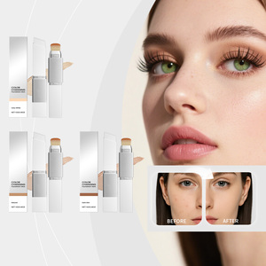 Base de Maquillaje en Barra <span class=keywords><strong>2</strong></span> en 1 de Larga Duración, Resistente al Agua, de Cobertura Total, con Efecto Mate y Cambio de Color, Marca Blanca Privada, con Brocha - Product Image 2