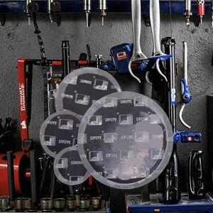 SAFTY Kit de réparation de pneus à patch froid de Style américain en caoutchouc universel Radial Tubeless et outil à main de patch de chambre à air - Product Image 2