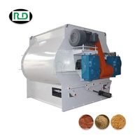 Mélangeur d'aliments pour animaux en acier inoxydable SSHJ6 à capacité variable de 1 à 30 T/H, automatique