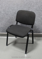 Chaise de bureau ergonomique avec coussin de haute qualité Cadre en métal Bloc-notes Design moderne Chaises et tables de bureau à domicile