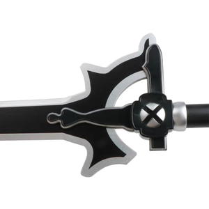 Épée noire non affûtée <span class=keywords><strong>Sword</strong></span> Art Online, réplique en métal de l'épée de <span class=keywords><strong>Kirito</strong></span>, l'Éclaircisseur, accessoire de jeu de rôle - Product Image 5